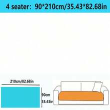1 件雪尼尔沙发垫套，简约现代风格宠物友好型防脏防滑沙发保护套，春秋防猫抓沙发套适用于 L 型组合沙发和 1/2/3/4 座沙发（单独出售） - 深灰色 - 查看 16