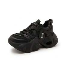 Dad Shoes For Women Summer Mesh Breathable Versatile Dad Shoes Student Sports Casual Shoes Elegant Women's Shoes - 灰色雙網 - 查看 9