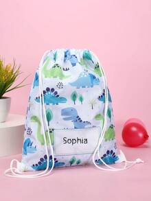 This Customized Drawstring Backpack Features An Animal Print Design, Making It Very Suitable For Sports Or Cycling. You Can Also Print Your Name Or Holiday Greetings On It. This Lightweight Coin Purse Is Suitable For Daily Use, Traveling, Shopping, Dancing, Sports And Outdoor Activities. It Is Also An Ideal Choice For Christmas, Thanksgiving, Back-To-School Season, Work, Commuting, Parties And Gatherings. It Is The Perfect Christmas Gift For Friends, Classmates, Or Even Your Daughter. - Multicolor - View 8