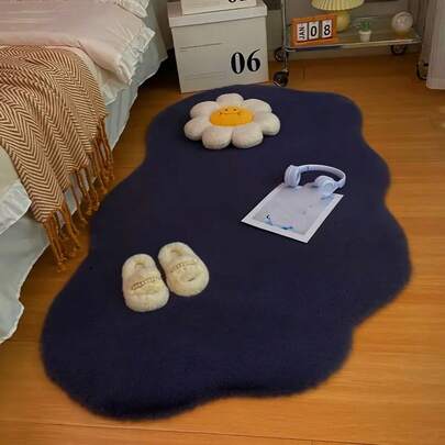 Creative Fluffy Faux Fur Carpet, Suede Bottom, Plush, Shaggy Decorative Rug, Warm And Cozy Creative Quirky Design, Multi-Color Options