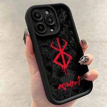 Fundas Anti-Caída de TPU Suave para iPhone 16, 15, 14, 13, 12, 11 Pro Max Mini XR XS X 7 Plus - Diseño Anime Caliente Berserks Comics - Color mezclado 1 - Ver 5