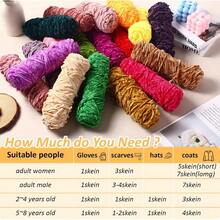 40 Pcs Chunky Chenille Yarn For Crocheting 5240 Yards Bulky Soft Veet Blanket Yarn For Hand Knitting Weaving DIY Craft 3.35oz/100g Per Roll Classic Colors - Màu sắc cổ điển - Xem 5