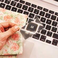 1 件 A5/A6 玫瑰图案布书套，计划簿封面保护壳日记本封面保护套办公文具用品，赠送 1 个透明放大镜，可用作书签 - 單件 - 查看 11