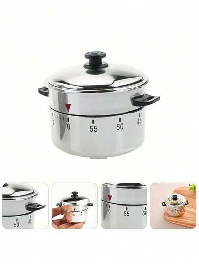 60 Minute Mechanical Cooking Timer, Vintage Retro Kitchen Timer, Battery-Free Manual Countdown Timer With Loud Alarm, Suitable For Home/School/Office Baking