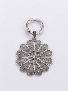 1 pieza Colgante/Llavero de estilo gótico Y2K casual y de moda 2 en 1, con múltiples estilos con corazón, ángel, flor y árbol para uso diario. Sirve como decoración de bolso, cordón con soporte para identificación y accesorio de coche, también es un regalo exquisito para familiares, amigos, novia en Navidad, cumpleaños y festivales (incluye cordón para collar).