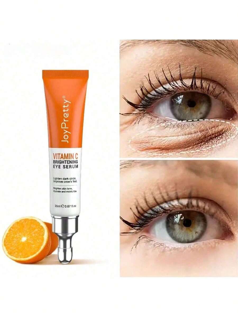 Crema para ojos antiojeras, vitamina C, bolsas para ojos que se desvanecen, hidrata, antiarrugas, suero reafirmante para levantar los ojos, Cosméticos para el cuidado de la piel - Multicolor - Ver 1