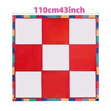 1pc Giant Tic-Tac-Toe Team Game, Interactive Multiplayer Challenge For Team Cohesion Cooperation And Fun For Family Holiday Party Interaction Outdoor Group Building Activitie(Only One Board Does Notcontain The Other Accessories In The Picture)