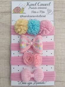 Promotion Hair Accessory Kit For Baby Girls Charming Colors - Pom Pom - View 3
