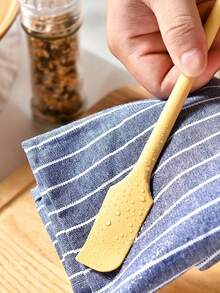 1pc/Green 1pc/Pink 1pc/White 1pc/Yellow/4pcs Multifunctional Silicone Jam Scraper, Mini Wire Grater With Dual Heads And Two-In-One Cooking And Fruit Jam Spatula - Multicolor - View 7