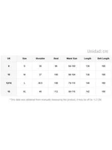 Vestido de mujer Largo Casual con estampado floral, Cintura con Cordón, Mangas Mariposa - Verde - Ver 7