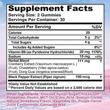 Gomitas Para El Equilibrio Hormonal Femenino: Alivio Del Síndrome Premenstrual, Ayuda Con La Hinchazón, Control De Peso, Síndrome De Ovario Poliquístico Y Menopausia - 120 Unidades - 60 gomitas - Ver 2