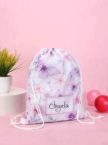 This Customized Drawstring Backpack Features An Animal Print Design, Making It Very Suitable For Sports Or Cycling. You Can Also Print Your Name Or Holiday Greetings On It. This Lightweight Coin Purse Is Suitable For Daily Use, Traveling, Shopping, Dancing, Sports And Outdoor Activities. It Is Also An Ideal Choice For Christmas, Thanksgiving, Back-To-School Season, Work, Commuting, Parties And Gatherings. It Is The Perfect Christmas Gift For Friends, Classmates, Or Even Your Daughter. - Multicolor - View 4