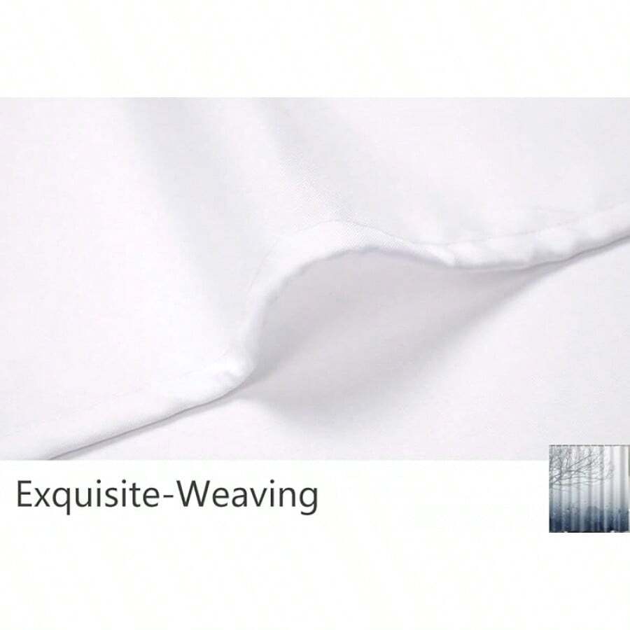 Outdoor Idyllic Photo Art Shower Curtain Home Decor Curtain Waterproof Polyester Fabric Bathroom Shower Curtain With Hooks 72 X 72 (Smoky Mountain 2-C0740) - Tz170501 - View 1