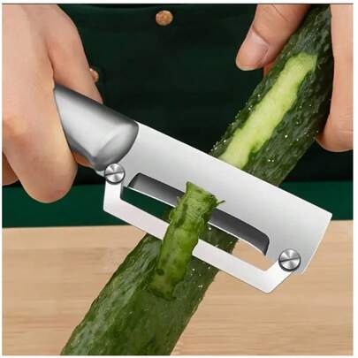 Premium Stainless Steel Vegetable Peeler – Ergonomic Kitchen Tool For Cucumber, Potato & Sugar Cane