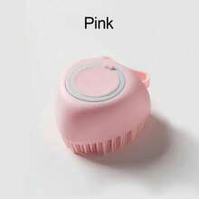 [Gentle Silicone Brush For Dogs]Gentle Silicone Pet Brush For Cats And Dogs - Massage Cleaning, Built-In Shampoo Dispenser, Super Comfortable Massage - Multicolor - View 9