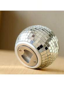 1pc Disco KTV Bar Glass Mirror Beer Bottle Opener, Home Bottle Opener - Multicolor - View 7