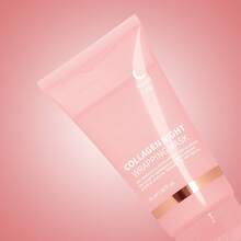 Mascarilla Facial Peel Off de Colágeno Nocturna Hidratante Repara Remueve - Rosa - Ver 7