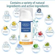 Skin Bleaching Cream, Dark Spot Remover For Face, Intimate Areas & Body, Vitamin C Whitening For Underarms, Knees, Elbows, Inner Thighs, Bikini Line – Sensitive Skin Lightening Cream - 彩色 - 查看 2