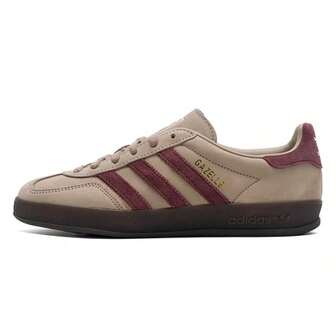 Adidas Unisex låga snörskor med bekväma vardagsskor, GAZELLE INDOOR lätta sneakers för vardags- och utomhusbruk