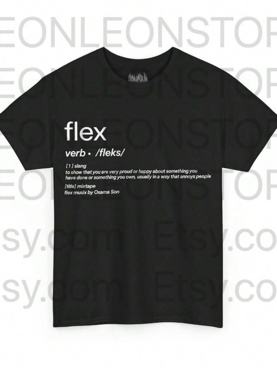 Osamason Flex Definition T-Shirt Flex Musix Merch Tee Shirt - màu đen - Xem 1