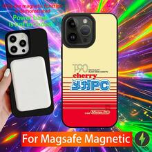 Funda de teléfono con diseño de cinta de video VHS retro compatible con  16,15,14,13,12,11,Pro,Max,Plus,Mini,SE Nueva carga inalámbrica magnética Magsafe, funda compatible con  17, funda  17 Pro, funda  17 Pro Max - z1 - Ver 12