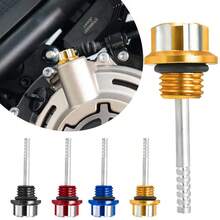 1 pieza Varilla de nivel de aceite universal para motocicleta, accesorio de personalización de motocicleta