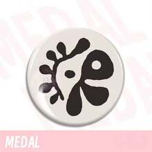 Cotis Badge, Street Style Member Design + "GO" Colorful Round High-Definition Printed Brooch, Fan Cheering Accessory, Suitable For Fan Meetings, Idol Events Cheering, And Daily Outfit Decoration - Multicolor - View 12