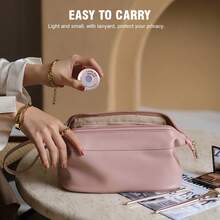 L.A.OL.A.U 1pc Anti-Peeping Detector, Hotel Hidden Camera Detector Finder, Travel Mini Portable Anti-Peeping Anti-Monitoring Camera Scanner, USB Rechargeable, With Hanging Lanyard