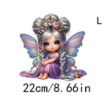 1 Stück/2 Stücke/3 Stücke süßes Mädchen Muster dekorative Aufkleber, geeignet für T-Shirt, Maske, Jeans, Rucksack, waschbar, unisex DIY Aufkleber