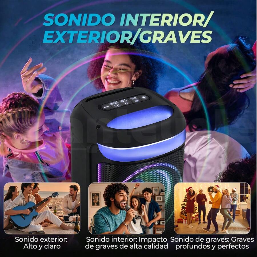 Outdoor Party Speaker - Black - View 1