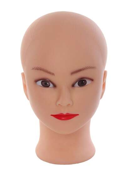 Female Mannequin Head With Wig Display Model For Wigs Or Hats, European And American Style