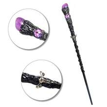 Rileryan Fine Handcrafted Amethyst Crystal Magic Wand Witch Wizard Wand For Witches And Wizards C - như hình ảnh - Xem 3