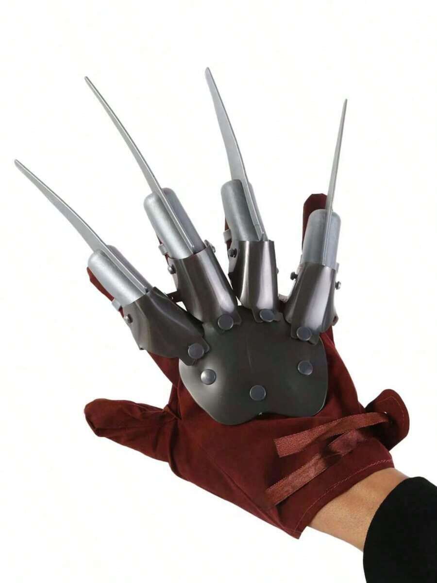 1pc Halloween Big Claw Glove, Wolf Paw Killer Demon Zombie Hand Glove Prop