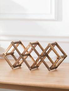 木制酒架，复古创意葡萄酒展示架，适用于客厅酒柜，酒架，万圣节和圣诞节派对用品