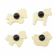 珐琅制作可爱马形徽章，质感精致的时尚配饰，适合万圣节、圣诞节、收藏、礼物、服装装饰 - 徽章 - 查看 6