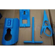 [Regalo perfecto para las vacaciones: Herramienta para calcetines] Herramienta para calcetines de plástico azul de fácil agarre con base de soporte para personas mayores, embarazadas y discapacitadas - Regalo perfecto para Acción de Gracias y Navidad