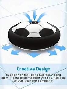 悬浮足球带灯，亲子互动创意益智运动玩具 - 彩色 - 查看 6