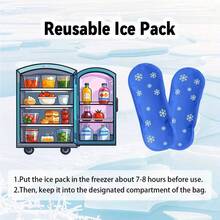 Reusable Gel Freezable Hot Cold Pack Ice Bag Professional Ice Bag Portable Outdoor Travel Cooler Bag For Leg Knee Headache