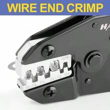 Crimping Heat Shrink Connectors - AWG 22 - 10 Ratchet Wire Terminal Crimper - Ratcheting Crimper Tools - Available Insulated Nylon Connectors And Electrical Wire Connectors - 8327 - 適用於非絕緣開口端子 - 查看 5