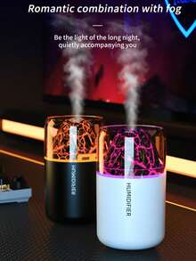 火山造型超声波香薰机，7色氛围灯，USB桌面冷雾加湿器，双模式喷雾，便携式空气清新剂，适用于卧室、汽车、办公室、家居装饰，香氛机（含两套精油），香薰机，火山造型加湿器，USB香薰机，氛围灯，空气清新剂，桌面香薰机，车载香薰机，卧室香薰机，家居装饰，香氛机/节日礼物 - 雙色 - 查看 12