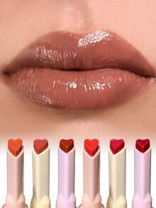 3PCS  Heart-Shaped Moisturizing & Glossy Jelly Lipstick Pen Set Y2K High Pigment  Lip Combo Hydrating Reduce Lip Fine Lines Lip Makeup Mother'S Day Graduation Birthday Holiday Winter Y2K Fancy Fashion Makeup Cosmetic Party Beach Travel Camping Outdoors School Campus Trip Festivals Decor Gift Present Rose Girl Cosplay Best Color Charm Vibe - 彩色 - 查看 11