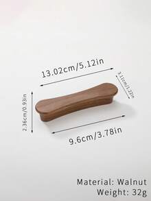 1个胡桃木家具柜/抽屉拉手，天然木纹 - 胡桃木櫸木 - 查看 5