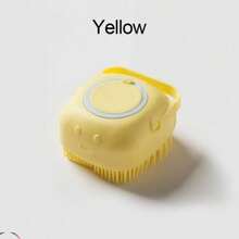[Gentle Silicone Brush For Dogs]Gentle Silicone Pet Brush For Cats And Dogs - Massage Cleaning, Built-In Shampoo Dispenser, Super Comfortable Massage - Multicolor - View 8
