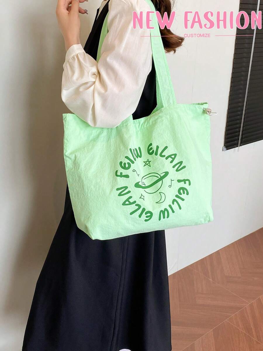 Duża torba na ramię z wełny jagnięcej pod pachą dla kobiet, nowy model na zimę 2025, oryginalny design, miękka i modna, odpowiednia do dojazdów do pracy - Miętowy Zielony - Zobacz 1