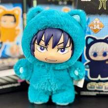 (Random 1PC)Jujutsu Kaisen Cat Paradise Party Blind Box – Official EAKI Collaboration, Cat-Eared Soft Dolls (Satoru Gojo & Suguru Geto), Chibi Style With Dual-Head Design & Rotatable Heads, Exquisite Embroidered Details, Soft Material, Ideal Anime Fan Collectibles, Decorative Pieces & Keychains, Cross-Border Bestseller With Exciting Surprise Unboxing Experience - Multicolor - View 6