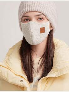 XAXRE 1 Pc Autumn/Winter Warm Masks For Women, Teddy Fleece Air-Layer Warm Mask For Women, Winter Windproof, Cold-Proof, Warm Mask, Freeze-Proof, Breathable Women's Mask, Thickened Outdoor Cycling Mask, Outdoor Windproof And Warm Fleece Face Masks For Women - Multicolor - View 8