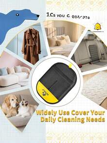 1pc Pet Dog & Cat Deshedding Grooming Glove, Upgraded Reusable Static Pet Hair Remover Glove, Pet Grooming Tool For Clothes, Sofa, Carpet, Car Seat, New Cat Hair Removal Tool - Multicolor - View 7