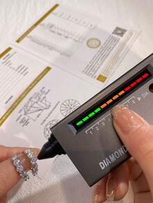 1 par de pendientes de moissanita de alta gama de 0,3 quilates, elegantes pendientes de compromiso y boda para mujer de plata de ley 925, joyas de lujo elegantes para novia y boda - Pendientes de moissanita - Ver 8