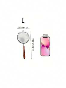 304 不锈钢厨房面粉筛、豆浆滤网、细网漏勺、婴儿食品机配件、厨房配件、家庭厨师必备厨房工具礼物、节省空间的厨房收纳盒、圣诞厨房礼物之选