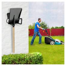 1PC Garden Hose Holder Wall Mount, Metal Hose Hanger Water Hose Holders For Outside, Heavy Duty Hose Hook For Garden Hose, Expandable Hose, Hose Reel, Water Hose - 黑色 - 查看 5